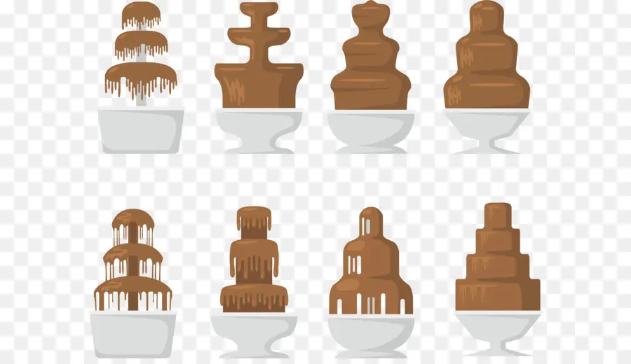 Fuente De Chocolate，Postre PNG