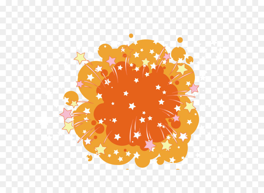 Explosión Naranja，Explosión PNG