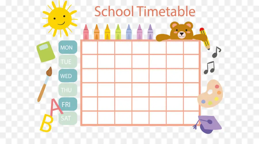 Horario Escolar，Escuela PNG