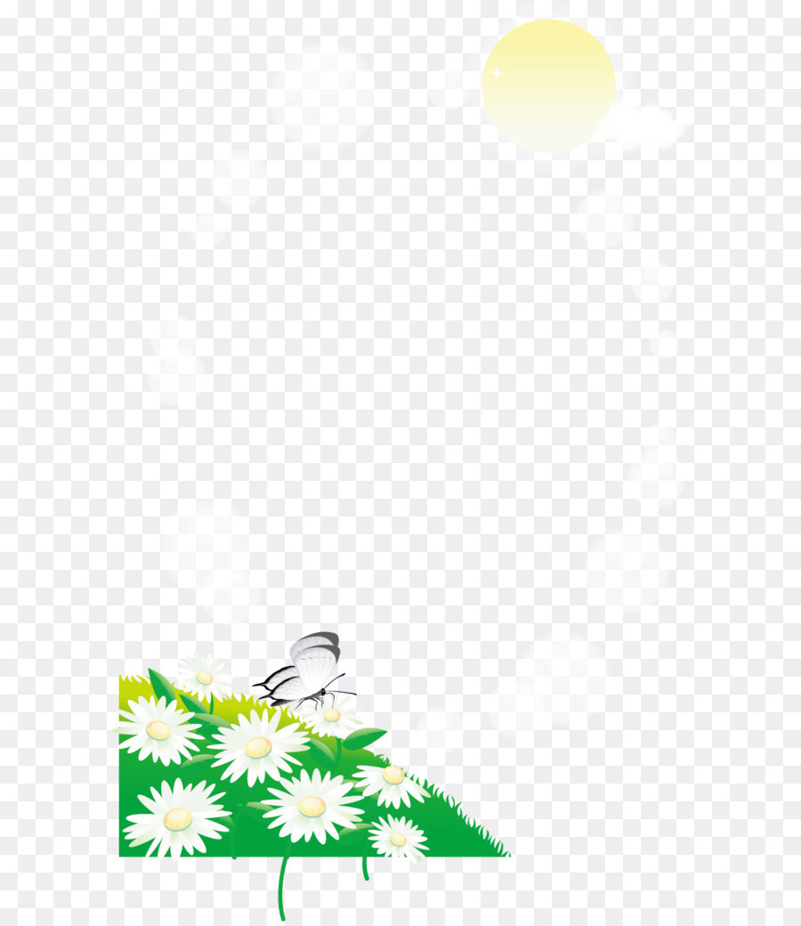 Sol Y Flores，Margaritas PNG