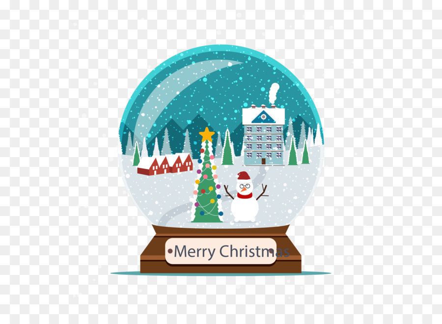 Globo De Nieve，Navidad PNG