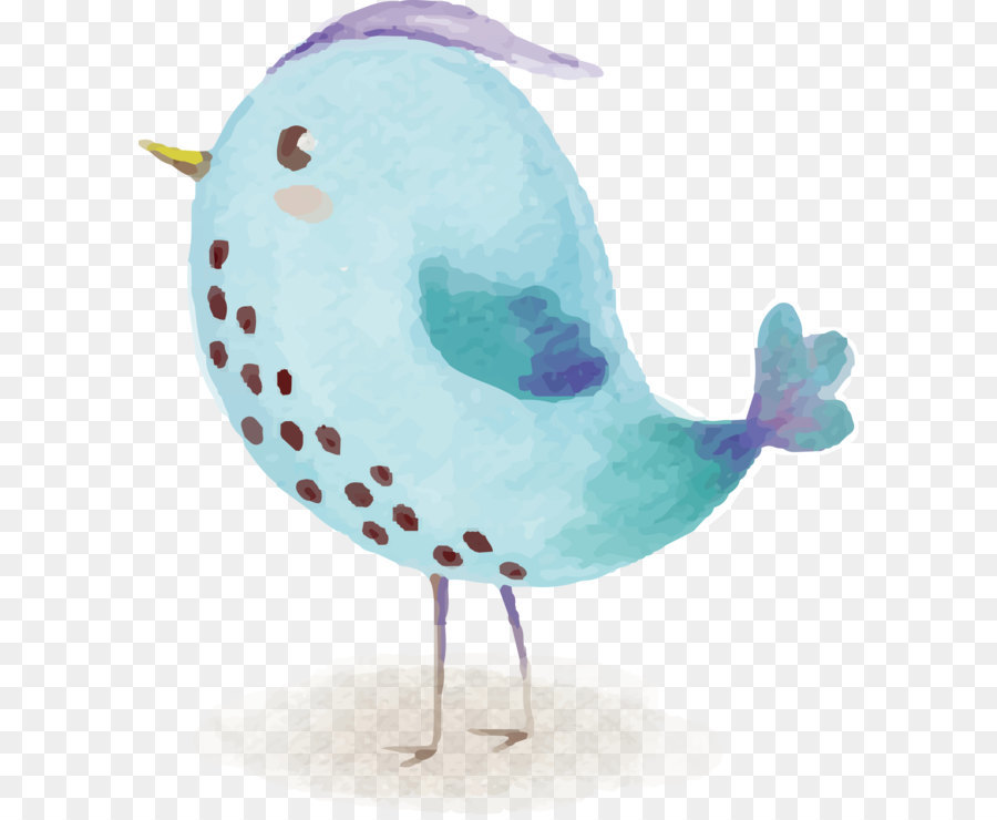 Pájaro Azul，Dibujos Animados PNG