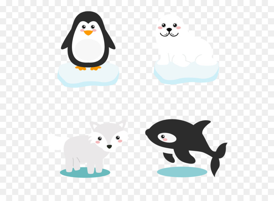 Animales árticos，Pingüino PNG