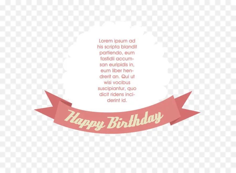 Pancarta De Feliz Cumpleaños，Texto PNG