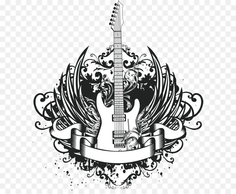 Guitarra，Dibujo PNG