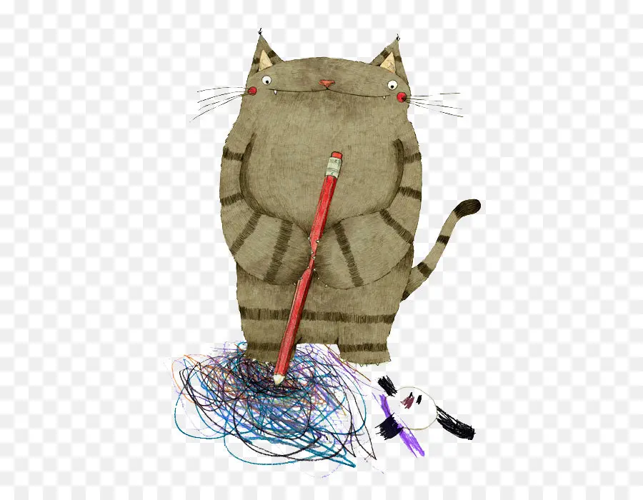 Dibujo De Gato，Lápiz PNG