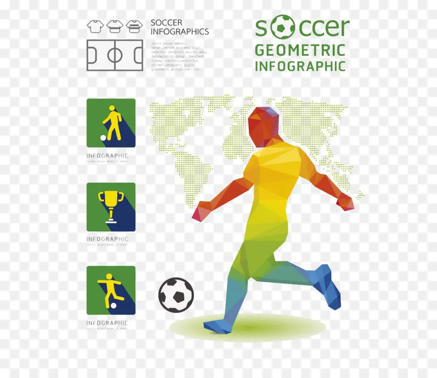 Jugador De Fútbol Geométrico，Fútbol Americano PNG