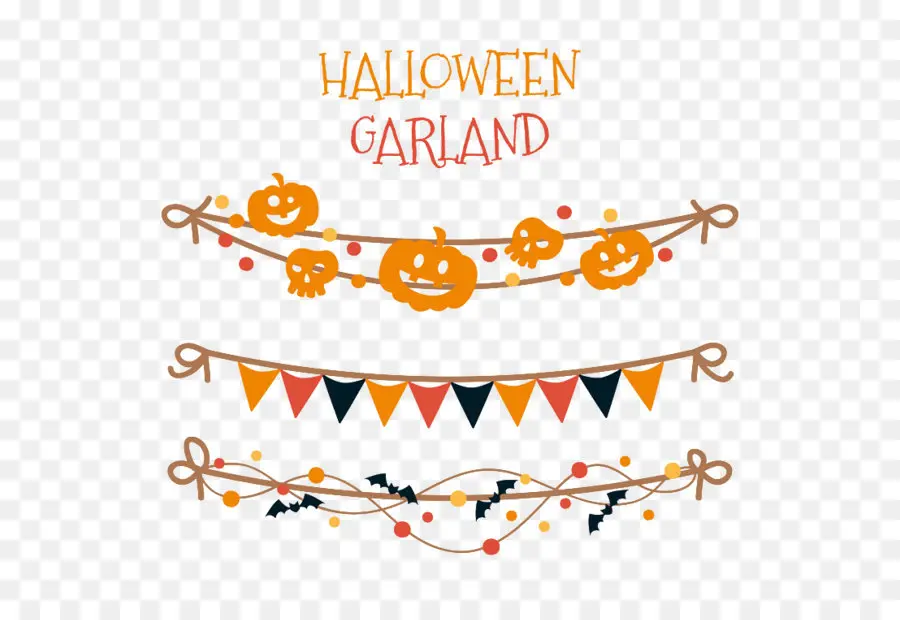 Halloween，Guirnalda PNG