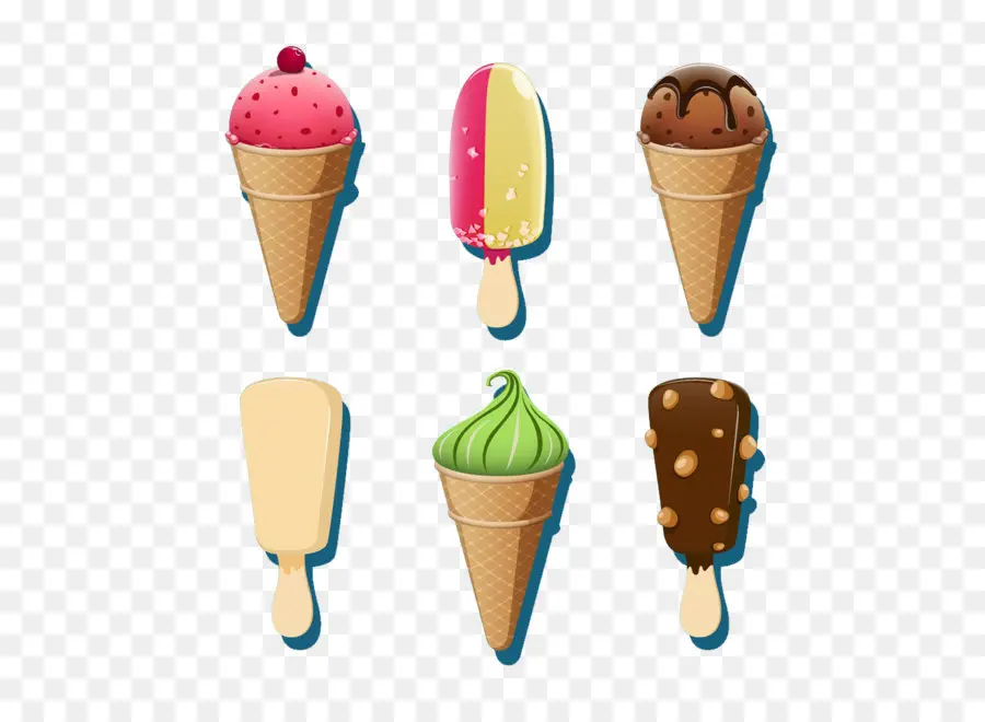 Helado，Ice Cream Conos PNG