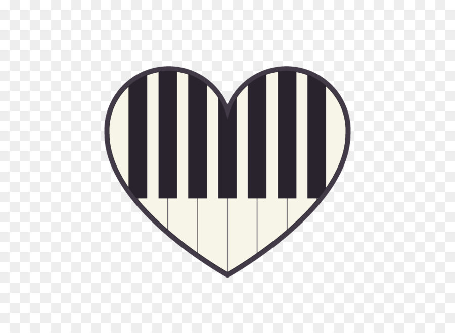 Corazón，Piano PNG