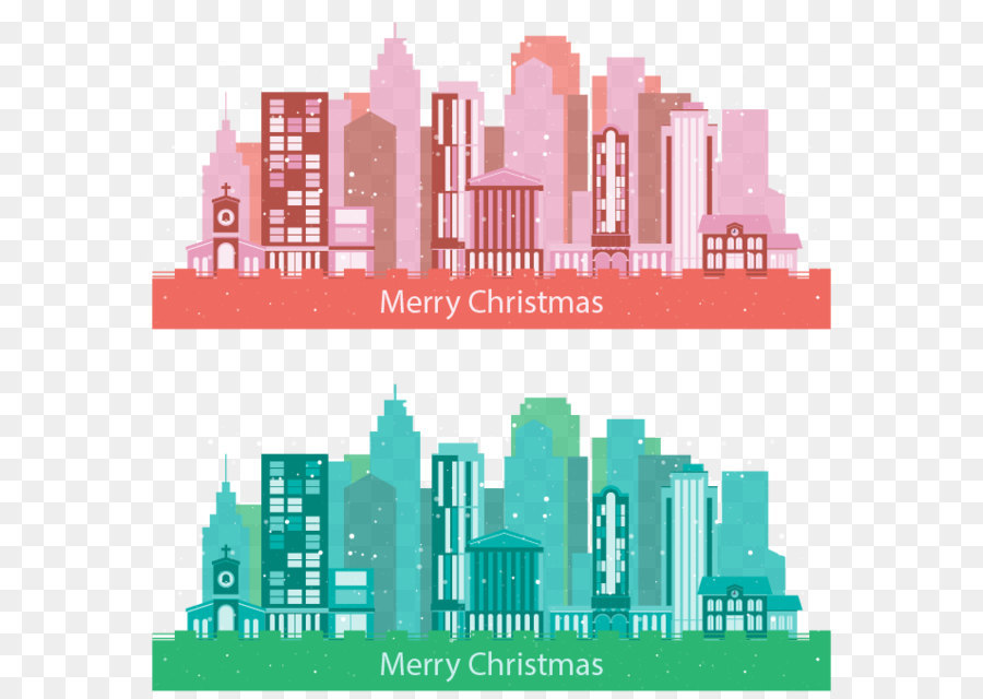 Paisaje Urbano Navideño，Día Festivo PNG