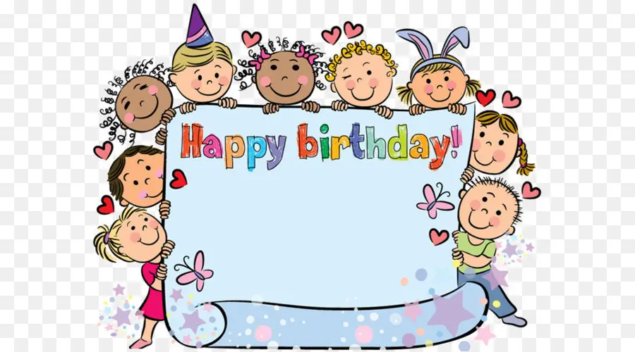 Pancarta De Feliz Cumpleaños，Niños PNG