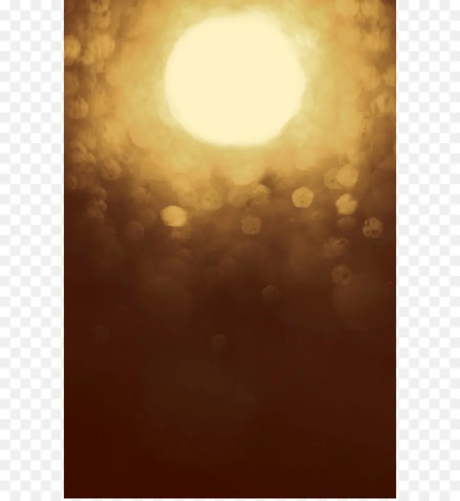 Luz Dorada，Bokeh PNG