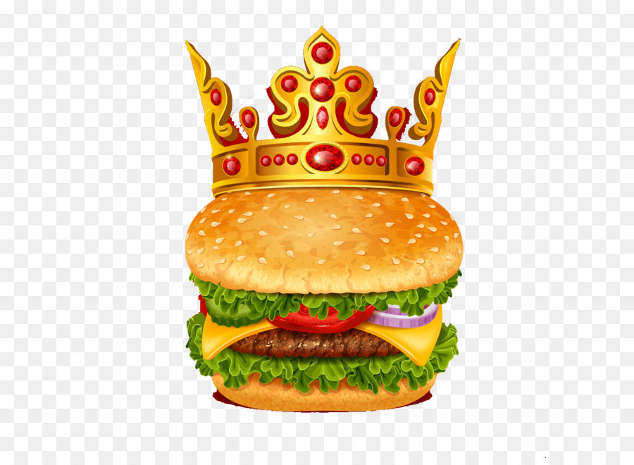 Hamburguesa Con Corona，Queso PNG