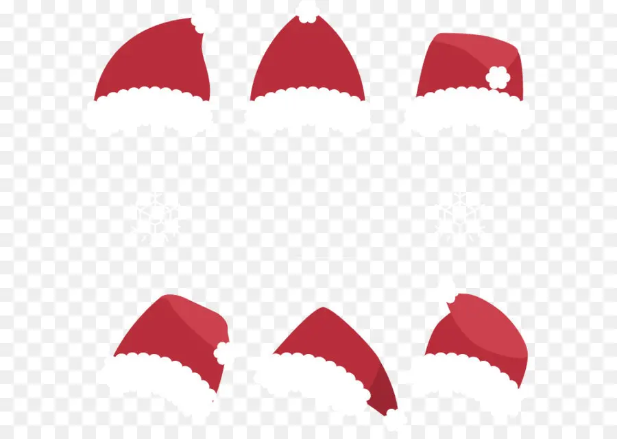 Gorros De Papá Noel，Navidad PNG