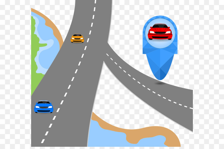 Carretera，En El Diseño Gráfico PNG