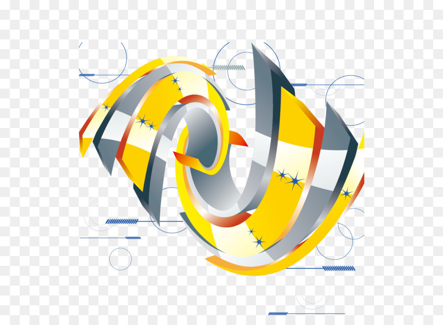 Arte Abstracto，Amarillo PNG