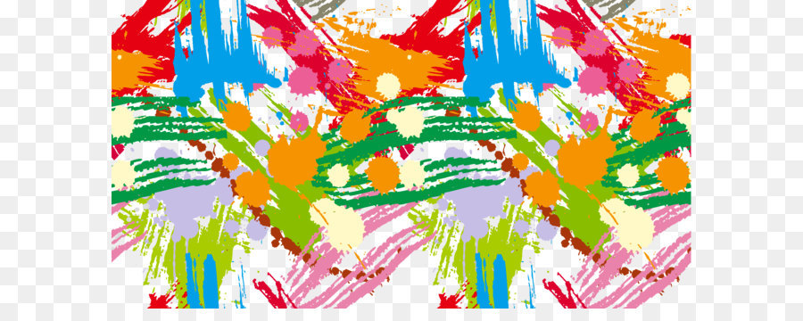 Salpicaduras De Colores，Pintar PNG