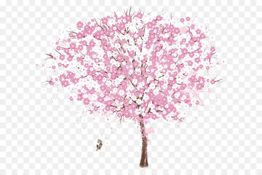 Árbol，Los Cerezos En Flor PNG