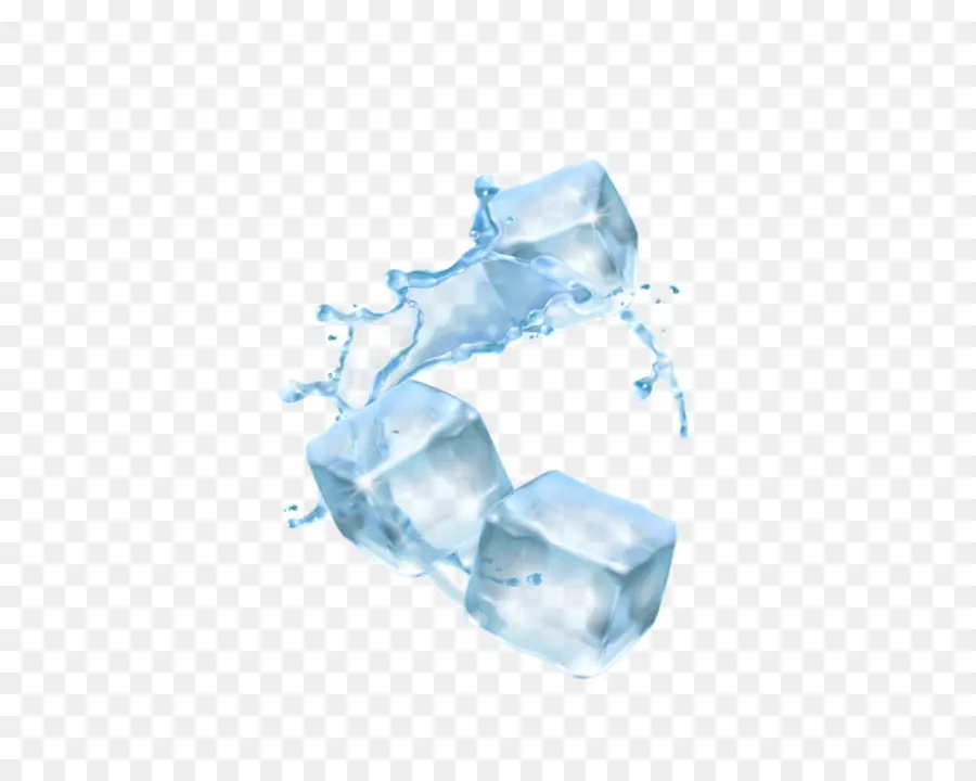 Cubitos De Hielo，Agua PNG