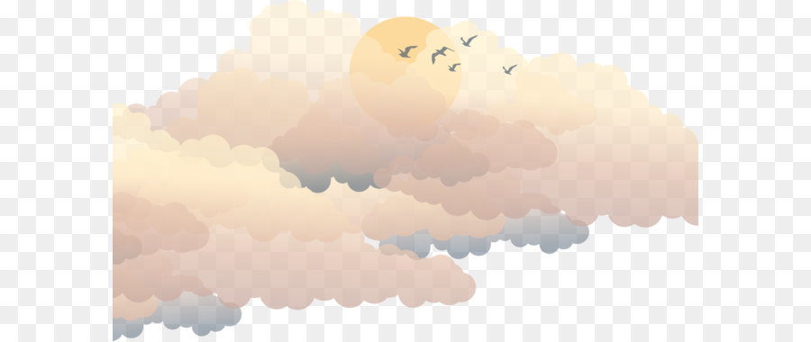 Nube，Sol PNG