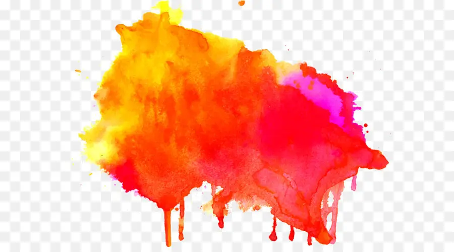 Salpicaduras De Pintura Colorida，Pintar PNG