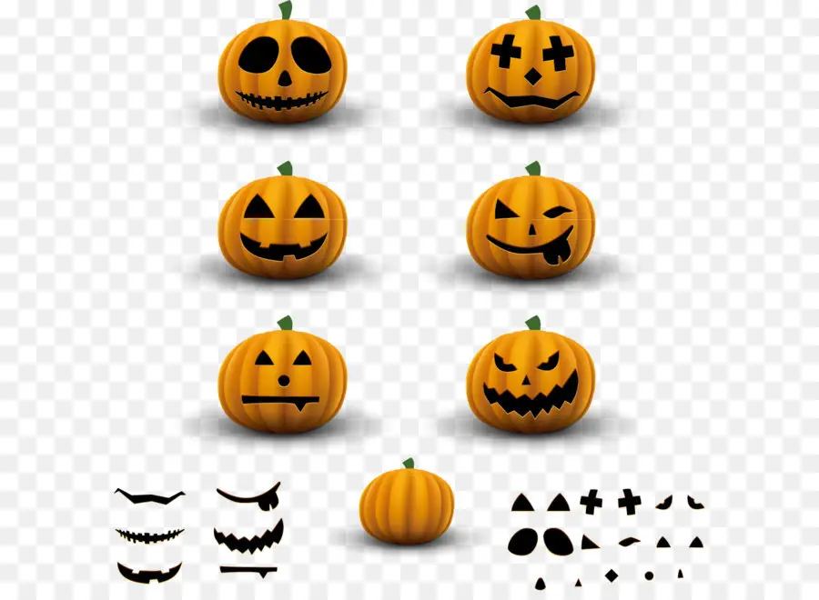 Calabazas，Jack O' Lantern PNG