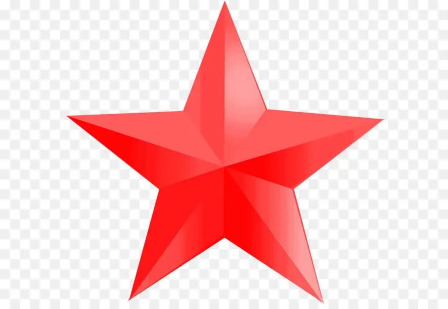 Estrella Roja，Cinco Estrella Puntiaguda PNG