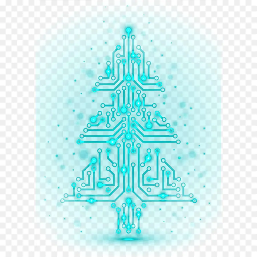 Árbol De Circuitos，Navidad PNG