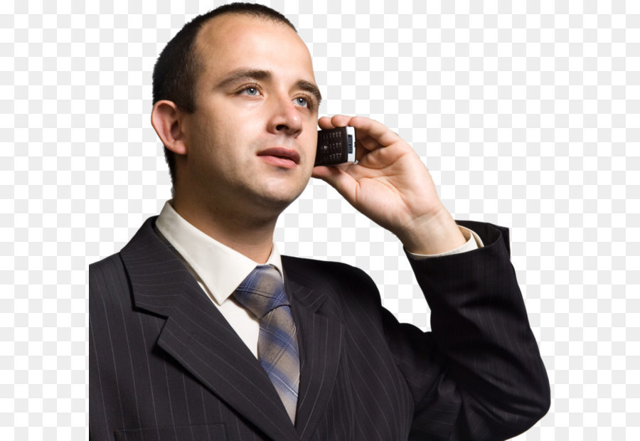 Hombre Al Telefono，Hombre De Negocios PNG