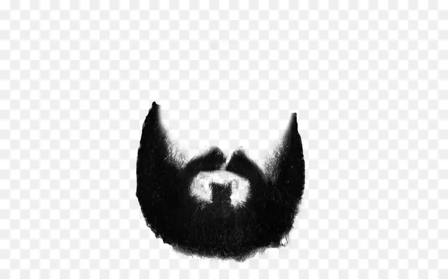 Barba，En Blanco Y Negro PNG