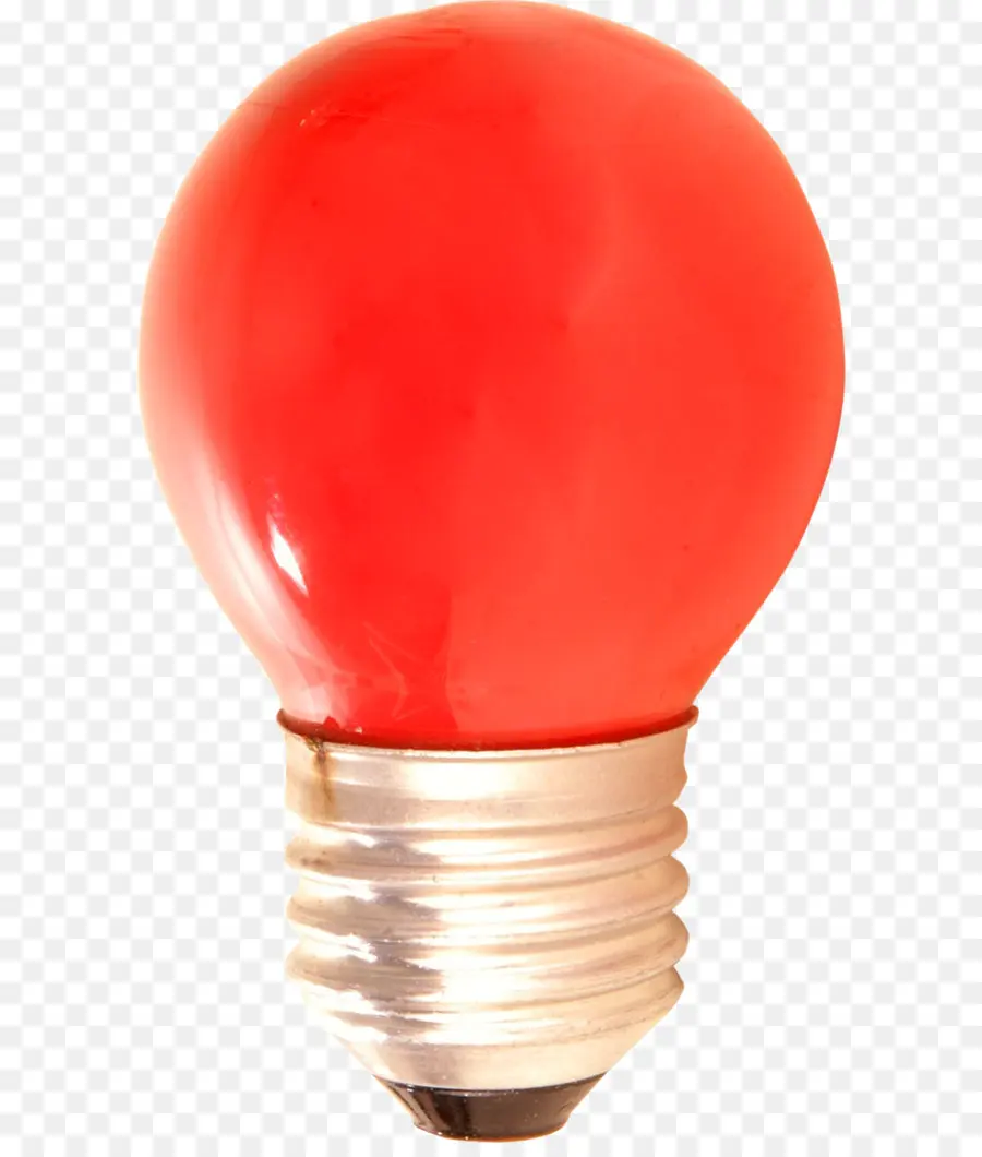 Bombilla De Luz Roja，Electricidad PNG