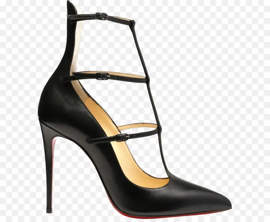 Tacones De Tiras Negros，Zapatos PNG