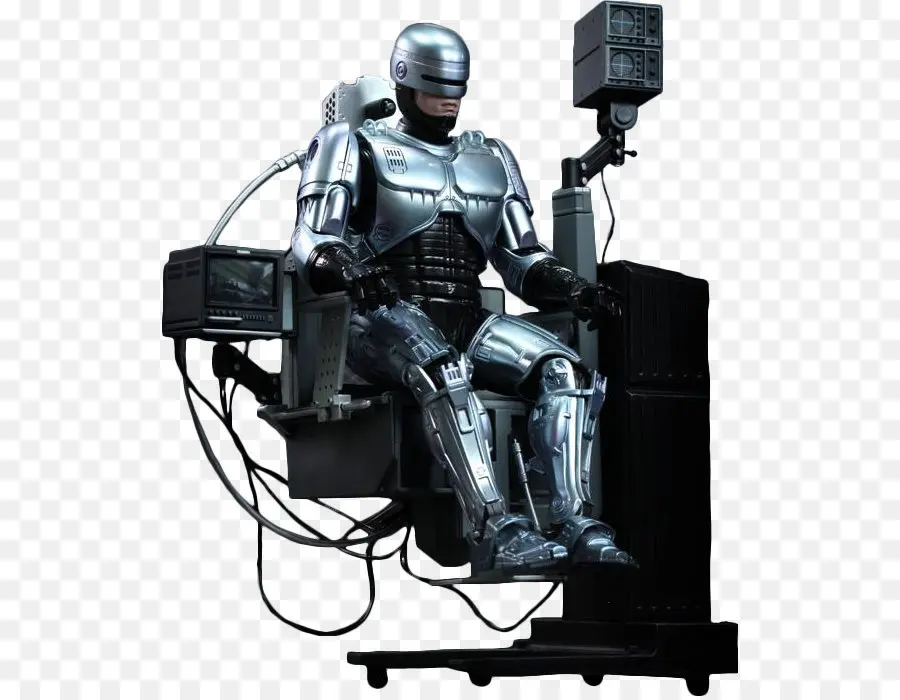 Robocop En Silla，Robot PNG