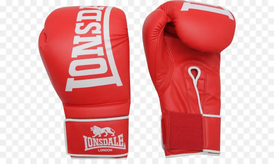 Guantes De Boxeo Rojos，Lonsdale PNG