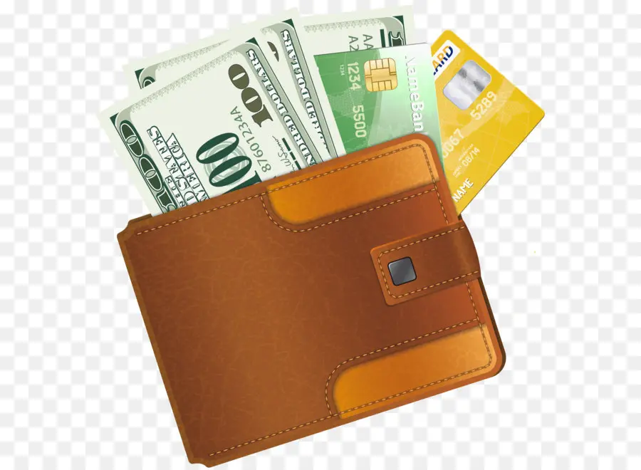 Billetera Con Dinero，Dinero PNG