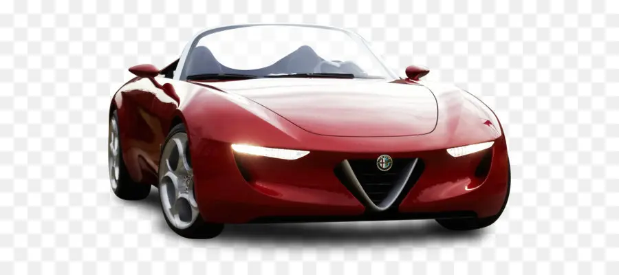 Coche Rojo，Convertible PNG