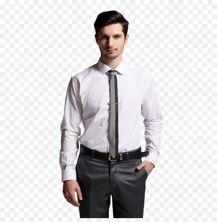 Camisa De Vestir De，Formal Desgaste PNG