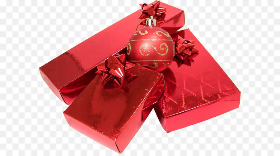 Cajas De Regalo Rojas，Presenta PNG