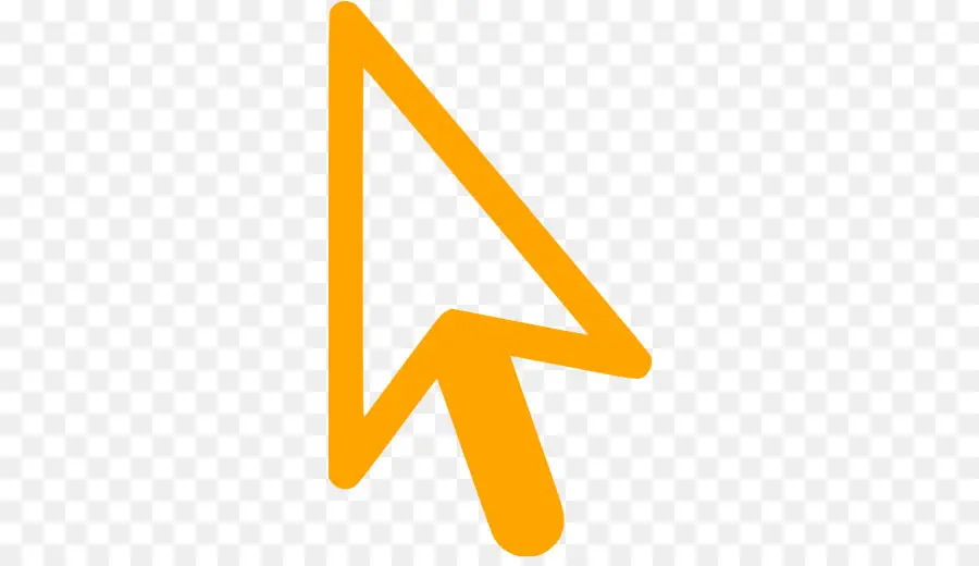 Cursor Amarillo，Puntero PNG