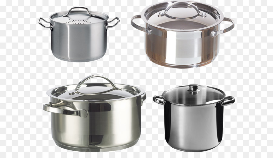 Ollas De Acero Inoxidable，Utensilios De Cocina PNG