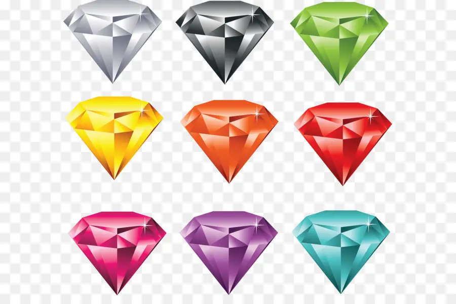 Diamante De Color，Diamante PNG