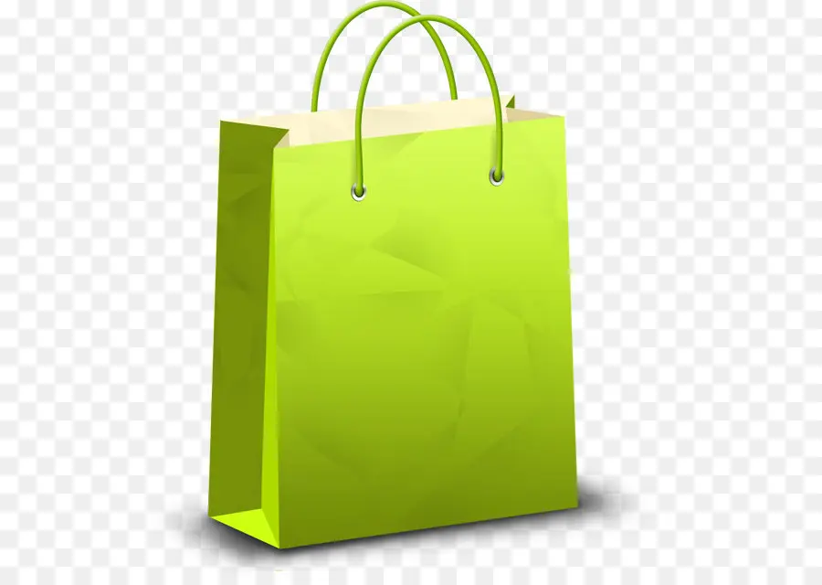 Bolsa De Compras Verde，Minorista PNG