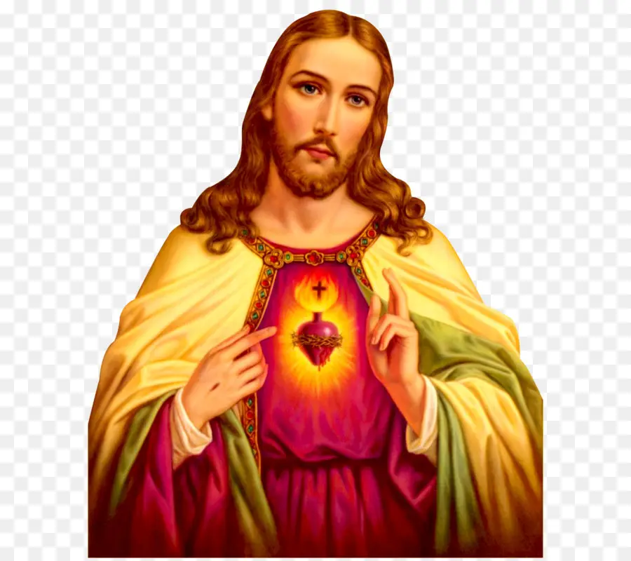 Jesús，Sagrado Corazón PNG