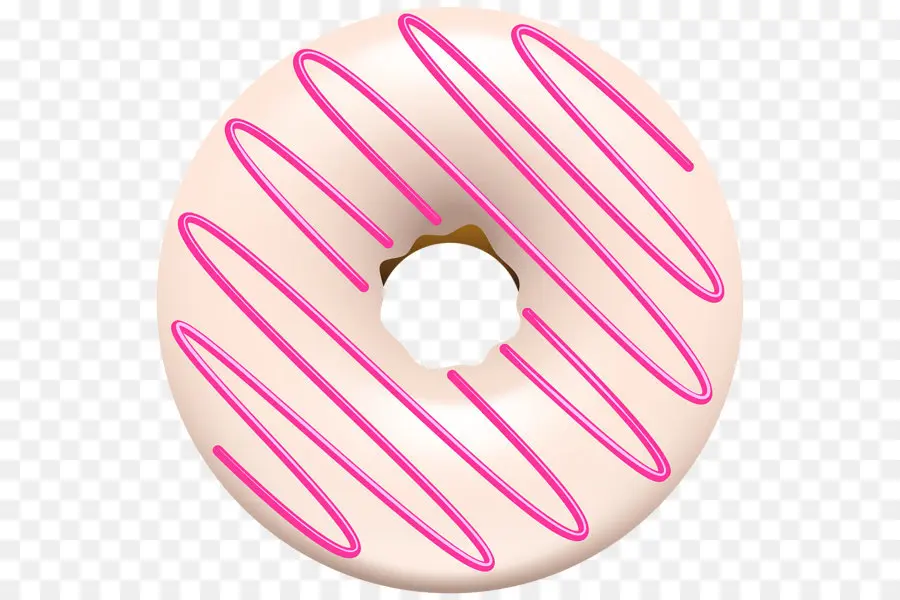 Donut Blanco，Postre PNG