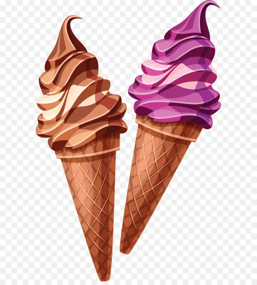 Helado，Ice Cream Conos PNG