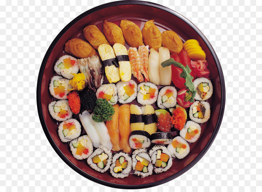 Plato De Sushi，Cocina Japonesa PNG