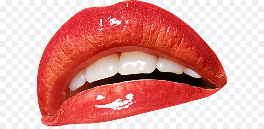 Labios Rojos，Dientes PNG