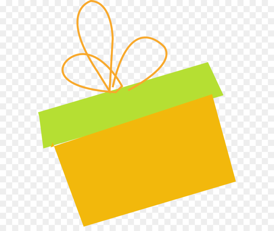 Caja De Regalo，Amarillo PNG