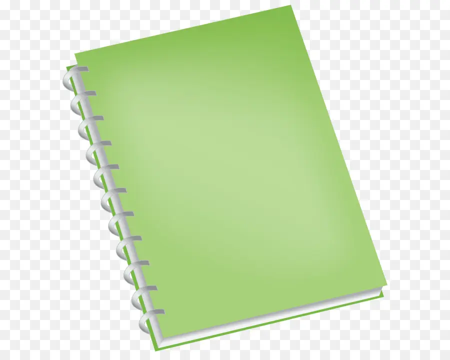 Cuaderno Verde，Espiral PNG